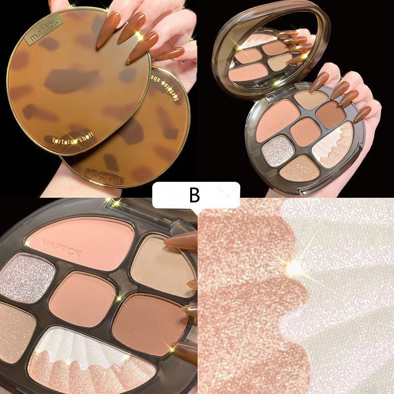 Eyeshadow Palette Pearlescent Matte Earth Color Eyeshadow Palette Makeup $22.48 Dana Fashion Color: B makeup Product information Color number eight colors and above Specifications: normal specifications Skin Type: General Efficacy Shelf life 36 months Col