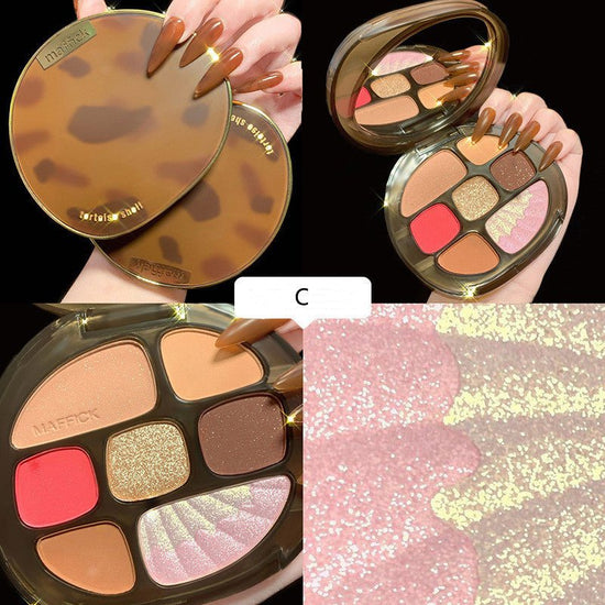 Eyeshadow Palette Pearlescent Matte Earth Color Eyeshadow Palette Makeup $22.48 Dana Fashion Color: C makeup Product information Color number eight colors and above Specifications: normal specifications Skin Type: General Efficacy Shelf life 36 months Col