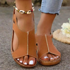 New Summer Wedges Sandals With Elastic Band Design Casual Fish Mouth Shoes For Women - DanaFashionstore