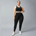 Running Yoga Racerback Type Nude Contrast Fitness Pants For Women - DanaFashionstore