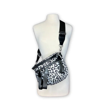 Black And White Leopard Print