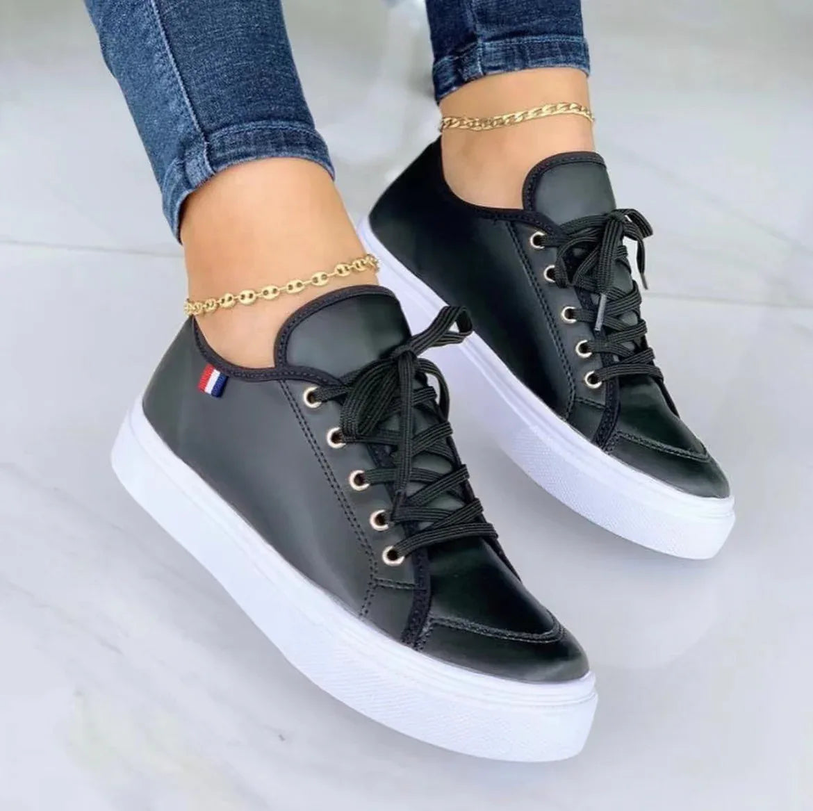 European And American New Round Toe Platform Casual Shoes - DanaFashionstore