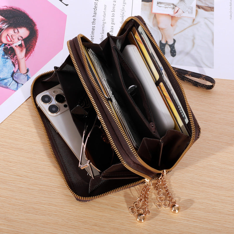Women's Hand Holding Casual Double Zip Large-capacity Wallet - Dana Fashion