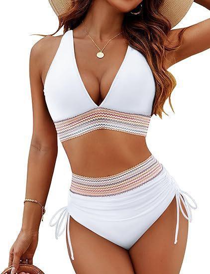 Fashion Women's High Waist Bikini Split Suit - DanaFashionstore