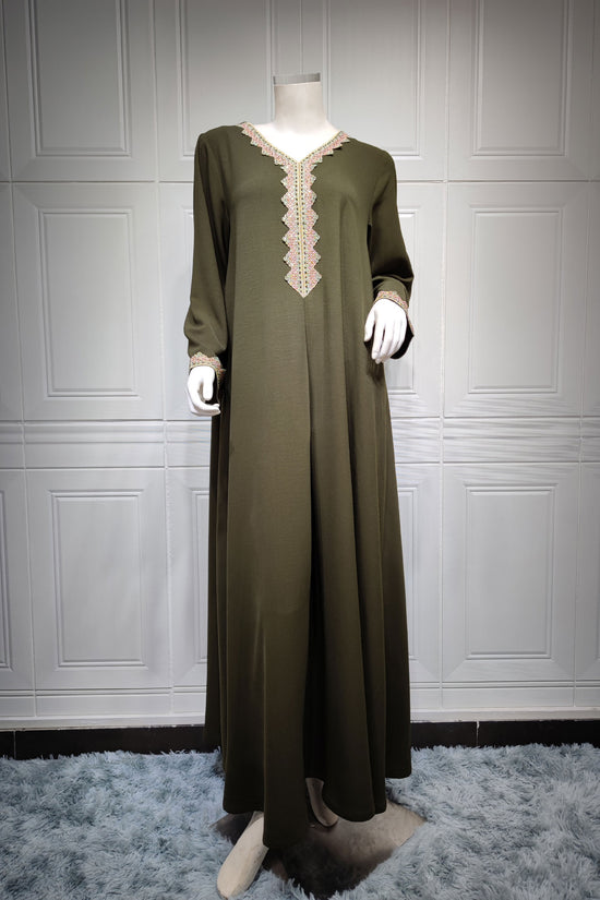 Middle East Muslim Women's Wear Swing Dress