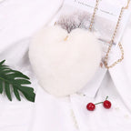 Love Bags For Women Plush Chain Shoulder Bags Valentine's Day Party Bag - DanaFashionstore