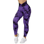 Seamless Tie Dye Leggings Women Yoga Pants Push Up Sport Fitness Running Gym Leggings - DanaFashionstore