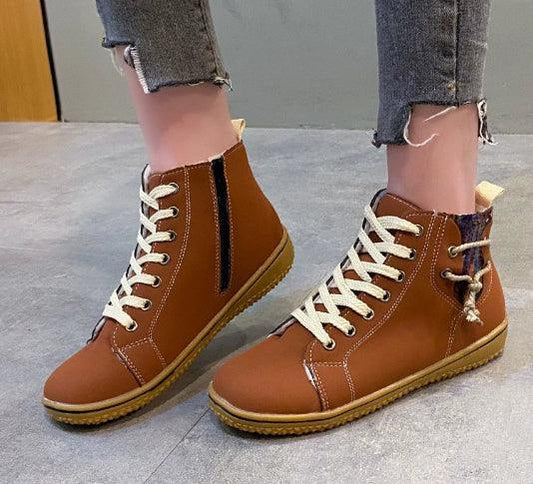 Ladies plus cotton short boots - DanaFashionstore