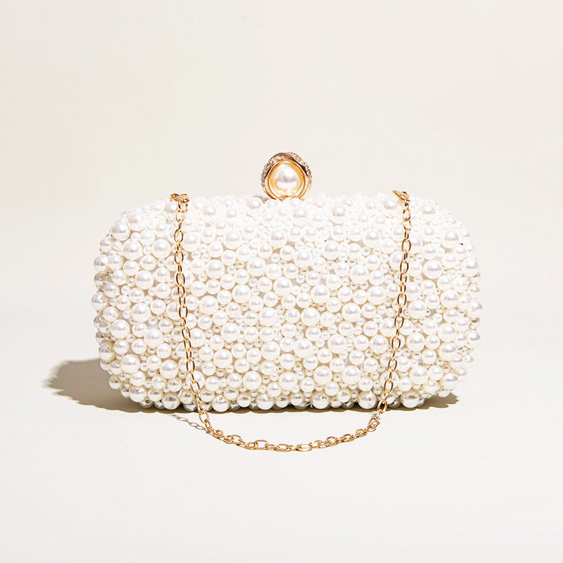 Women's Fashion Clutch Pearl Dinner Bag - Dana Fashion
