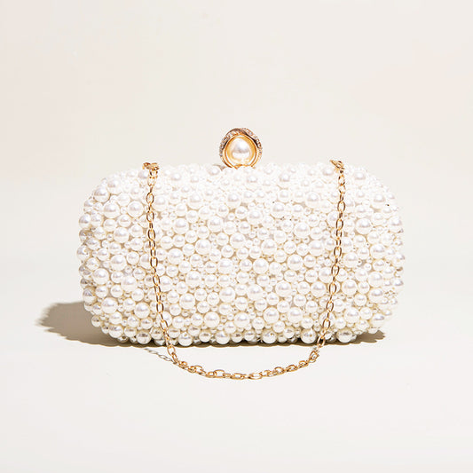 Women's Fashion Clutch Pearl Dinner Bag - Dana Fashion