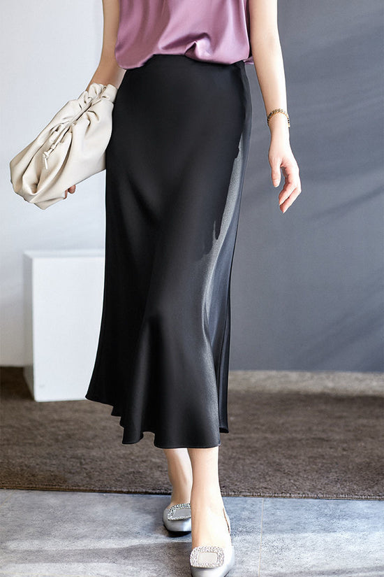 Cold Style French Style Solid Color Skirt Women's Clothing