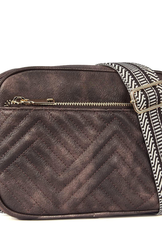 Cow Color Matching Multifunctional Zipper Crossbody Bag - DanaFashionstore