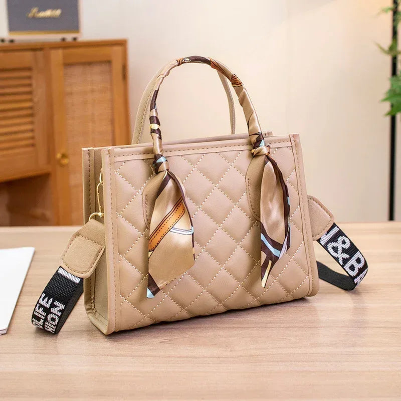 Bag Women's Fashion Silk Scarf Portable Shoulder Crossbody - DanaFashionstore