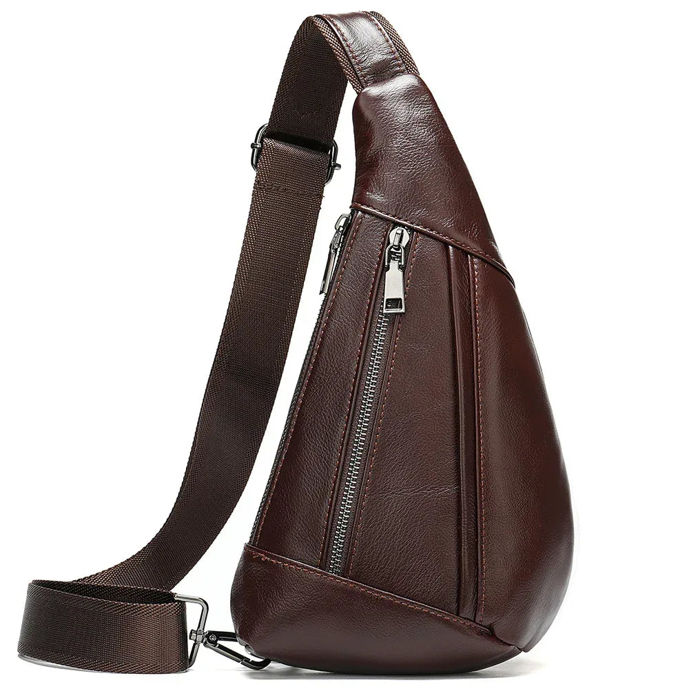 Shoulder Bag Leather Chest Bag Shoulder Messenger - DanaFashionstore