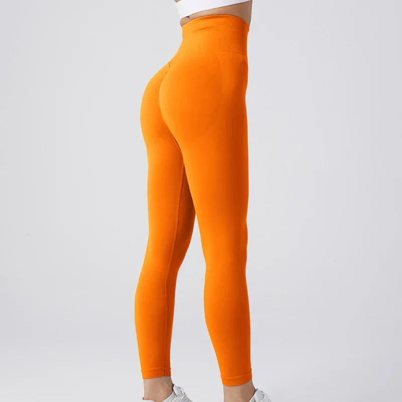 Seamless Leggings Yoga Pants Tummy Control Workout Running Yoga Leggings For Women - DanaFashionstore
