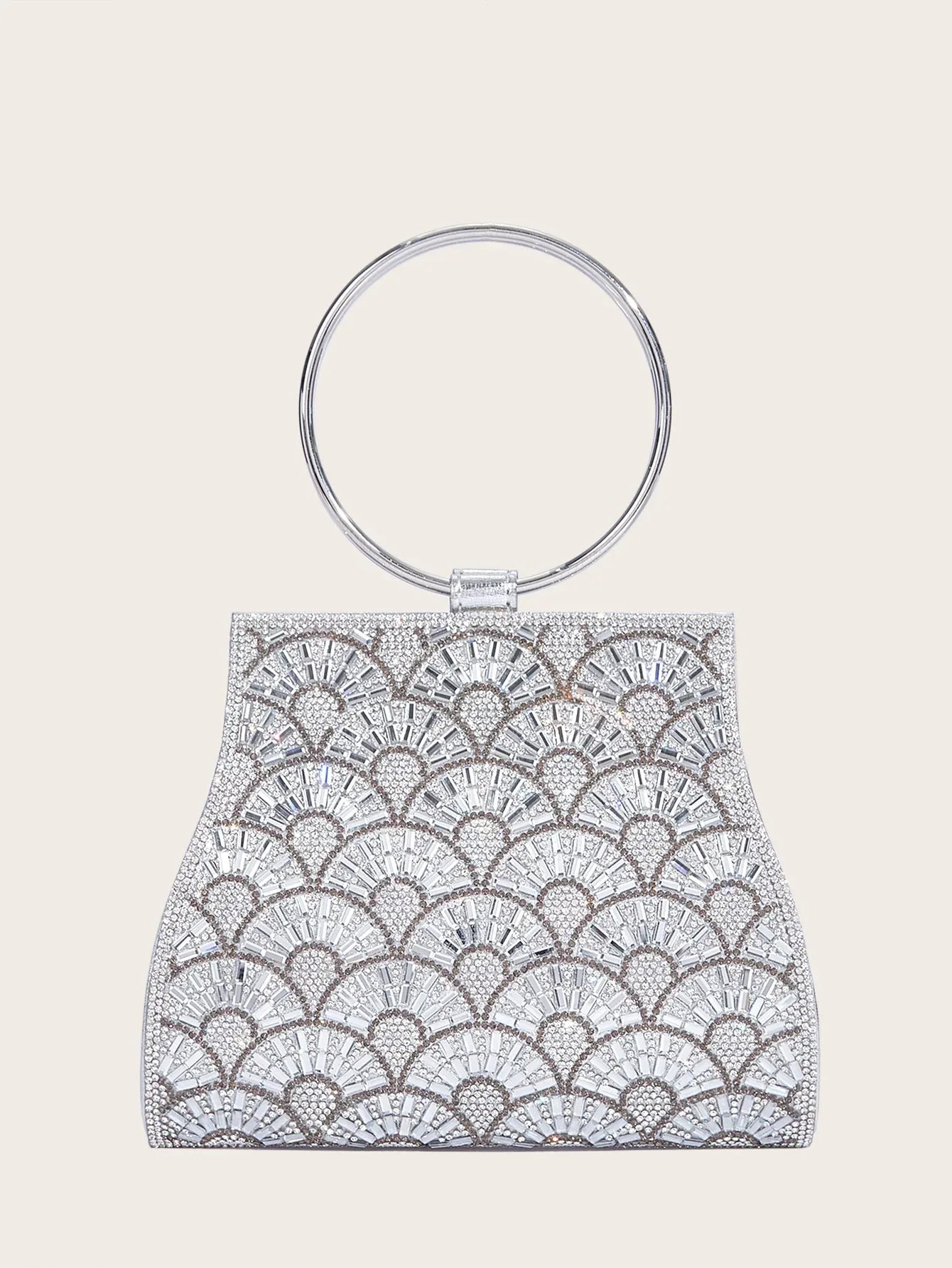 Dinner Bag Inlaid With Diamond PU European And American Chain - DanaFashionstore