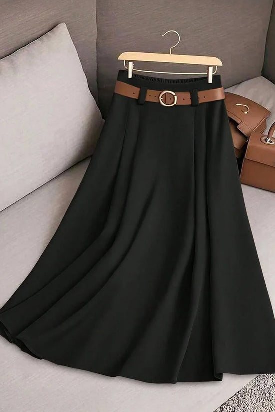 Women's Casual Pleated Skirt Can Be Printed