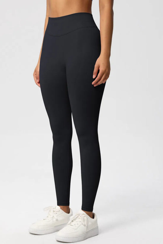 Sexy High Elastic Women's Solid Tights High Waist Workout Yoga Leggings, Scrunch Butt Lifting Elastic Pants, Tummy Control Butt Lifting Workout Yoga Athletic Pants - Dana Fashion