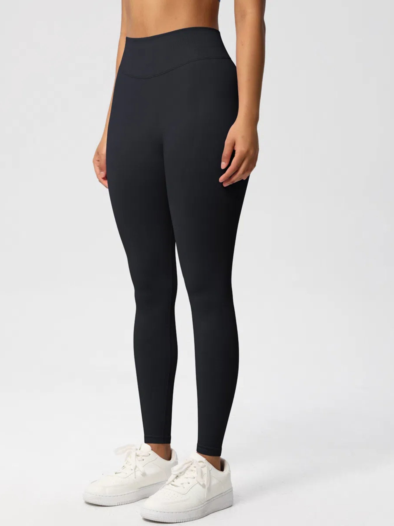 Sexy High Elastic Women's Solid Tights High Waist Workout Yoga Leggings, Scrunch Butt Lifting Elastic Pants, Tummy Control Butt Lifting Workout Yoga Athletic Pants - Dana Fashion
