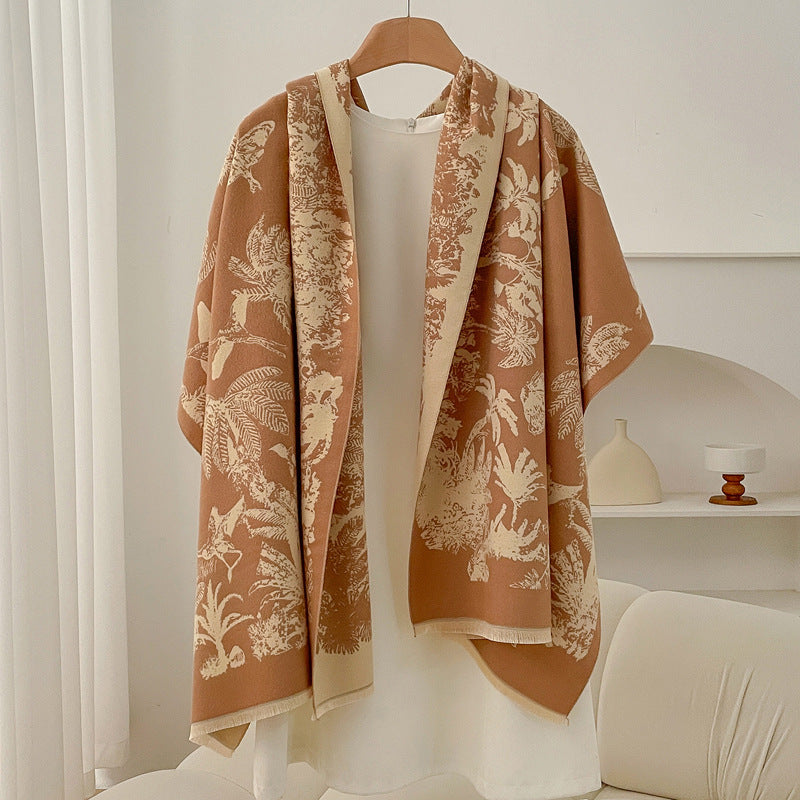 Retro High Sense Artificial Cashmere Scarf