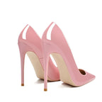 Pointed Toe Stiletto High Heels Size Patent Leather Single Shoes - DanaFashionstore