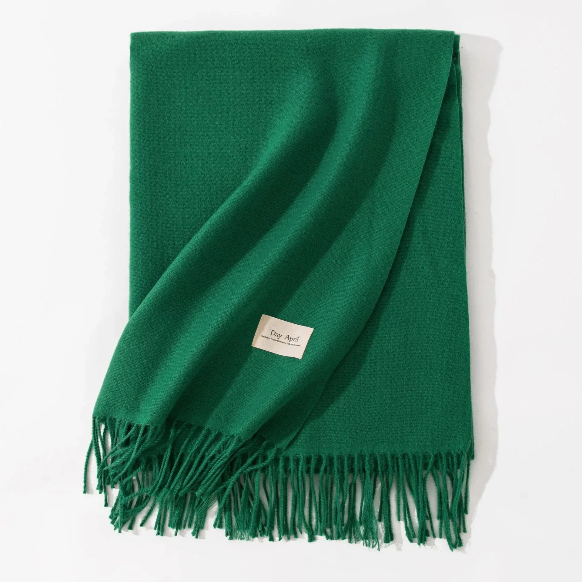 Pure Color Artificial Cashmere Scarf Women's Winter High-grade Shawl - DanaFashionstore