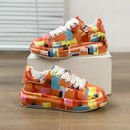 Hand-painted Shoes Women's Platform Casual Shoes Painted Sports - DanaFashionstore