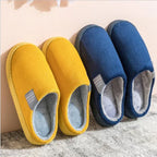 Indoor Corduroy Shoes Warm Plush Home Slipper Anti Slip Floor Bedroom Shoes Autumn Winter - DanaFashionstore