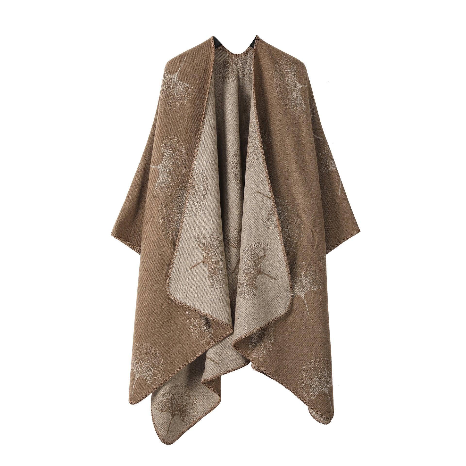Ginkgo Leaf Shawl Summer High Sense - DanaFashionstore
