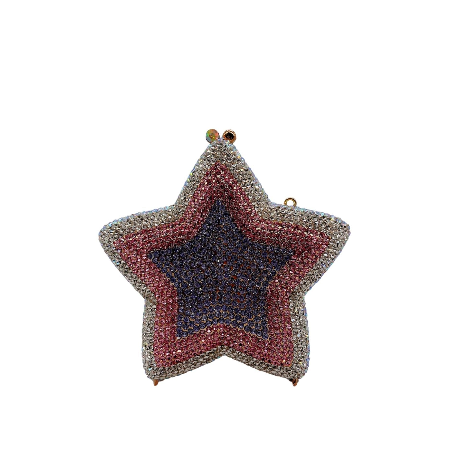Little Star Studded Diamond Dinner Full Diamond Handbag Dana Fashion