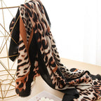 Leopard Print Artificial Cashmere Scarf Women's Warm Scarf Winter - DanaFashionstore