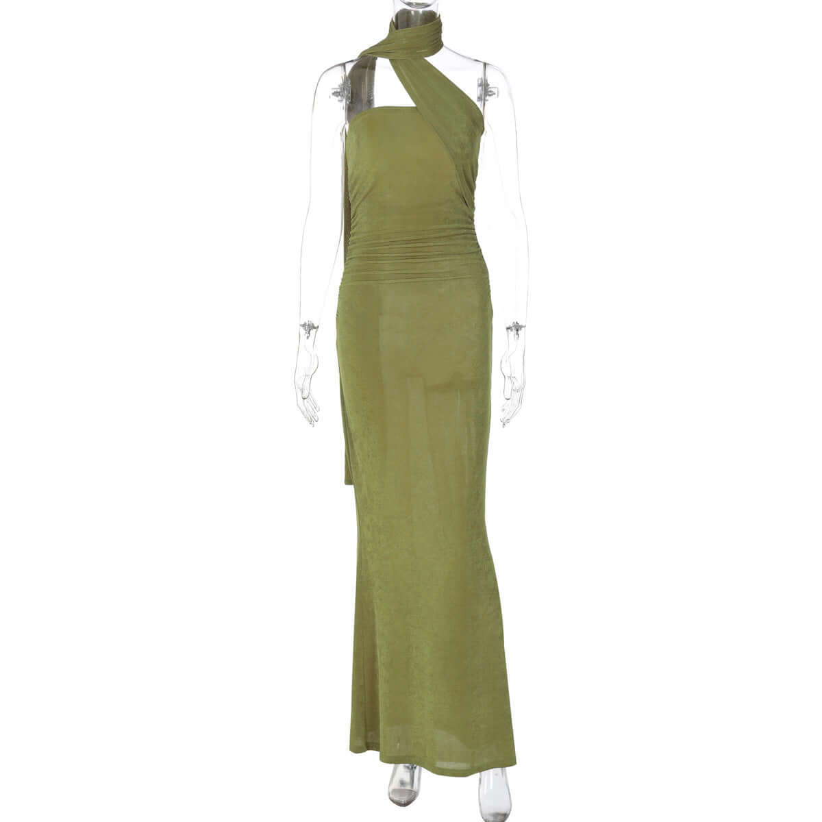 Street Style Slim-fit Long Ribbon Dress Women $34.50 Dana Fashion Color: Green Size: L Women's clothing Product information: Color: green, wine red, blue, black, purple Elasticity: Micro elasticity Waist Type: Mid waist Size: S,M,L Popular elements: Ribbo