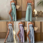 Fashion Tube Top Split Jumpsuit 2026 - Stylish Printing Jumpsuit - DanaFashionstore