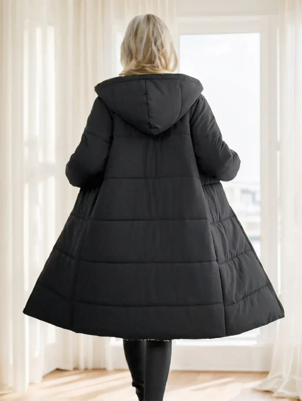 Women's Winter Long Sleeve Zip Up Hooded Cotton Padded Coat 2026 - DanaFashionstore