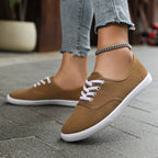 Women's Running Training Solid White Shoes - DanaFashionstore