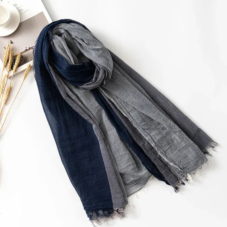 Autumn And Winter Leisure Style Simple Pure Cotton Scarf - DanaFashionstore