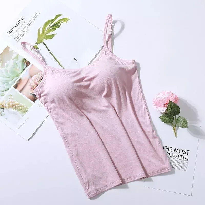 Modal Long Women's Sling Vest Inner Match Tube Top Home Wear Wear-free Bra Pieces - DanaFashionstore