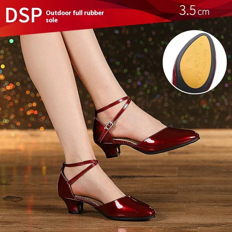 Latin Soft Bottom Square Dance Shoes Women - DanaFashionstore