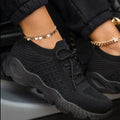 Women's Sneaker Thick Bottom Solid Color Dad Shoes - DanaFashionstore