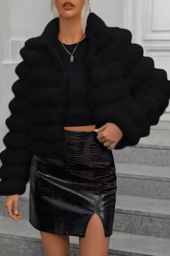 Autumn And Winter Imitation Fur Coat Short Women