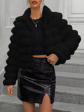 Autumn Winter Imitation Fur Coat 2026 - Short Women's Jacket - DanaFashionstore