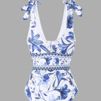 European And American Sexy Bikini One-piece Swimsuit Chiffon Dress - DanaFashionstore