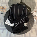 Slimming Youthful-looking Cardigan Long-sleeved Sweater Wide-leg Pants Two-piece Set