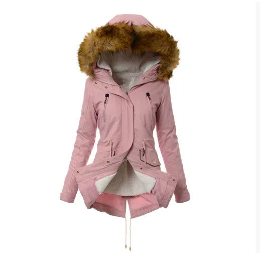 Parka Cotton-Padded Coat 2026 - Mid-Length Hooded Winter Jacket - DanaFashionstore