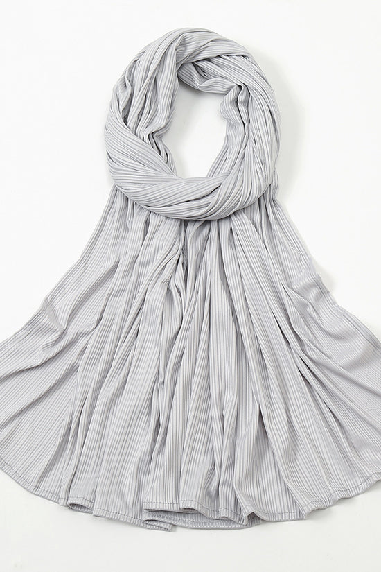 Women's Knitted Thread Cotton Striped Solid Color Scarf