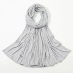 Women's Knitted Thread Cotton Striped Solid Color Scarf - DanaFashionstore