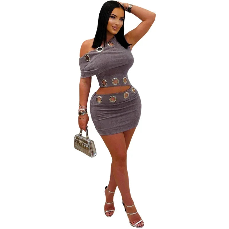 Women's Top And Pencil Skirt Two-piece Set - DanaFashionstore