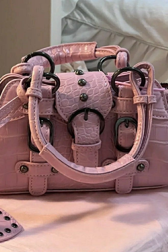 Square Rivet Hand-carrying Hand-carrying Crossbody Bag - Dana Fashion
