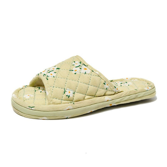 Fabric Slippers Korean Style Three-layer Thickened $25.10 Dana Fashion Color: Three Layers Fresh Green Size: Free Size Women's clothing Product information: Color: three layers thick bottom pink, three layers thick bottom cute pink, three layers thick bot