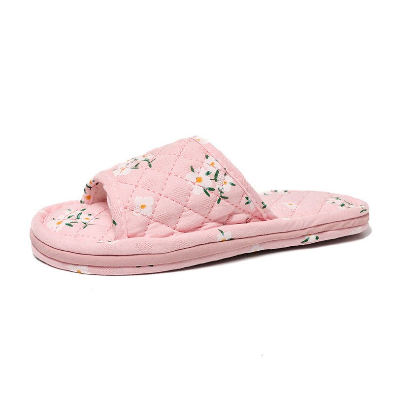 Fabric Slippers Korean Style Three-layer Thickened $25.10 Dana Fashion Color: Three Layers Lovely Pink Size: Free Size Women's clothing Product information: Color: three layers thick bottom pink, three layers thick bottom cute pink, three layers thick bot